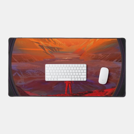 Een astronaut op Mars Bureaumat (Keyboard & Muis)