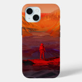 Een astronaut op Mars Case-Mate iPhone Case (Achterkant)