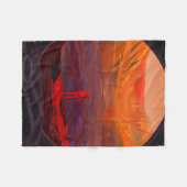 Een astronaut op Mars Fleece Deken (Voorkant (Horizontaal))