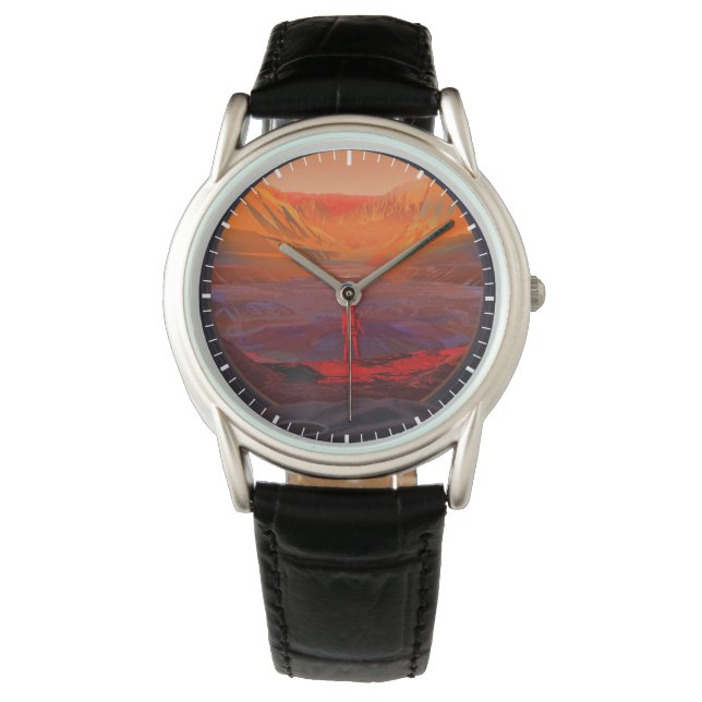 Een astronaut op Mars Horloge (Voorkant)