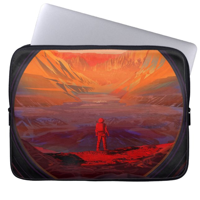 Een astronaut op Mars Laptop Sleeve (Voorkant)