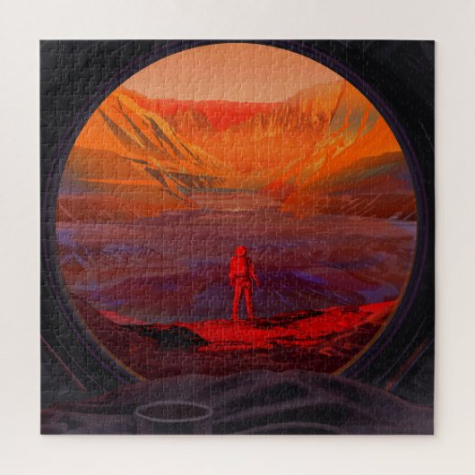 Een astronaut op Mars Legpuzzel (Verticaal)