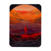 Een astronaut op Mars Magneet (Verticaal)
