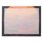 Een astronaut op Mars Notitieblok (Voorkant)