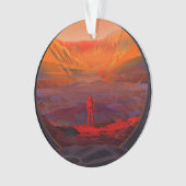 Een astronaut op Mars Ornament (voorkant)