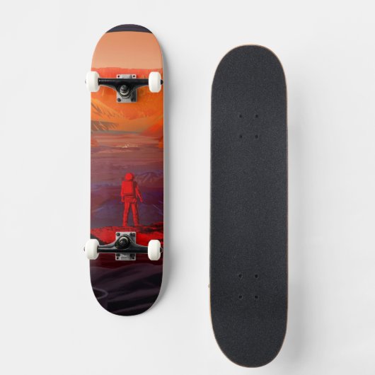 Een astronaut op Mars Persoonlijk Skateboard (Voorkant)