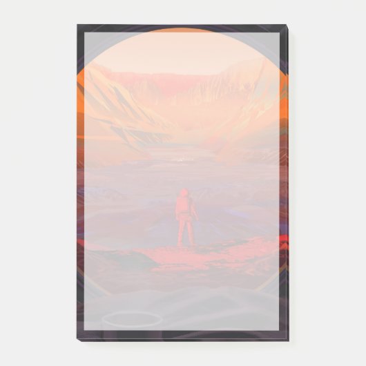 Een astronaut op Mars Post-it® Notes (Voorkant)