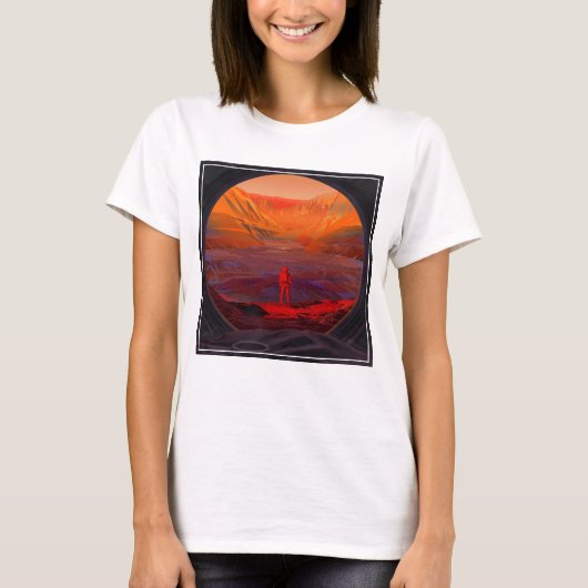 Een astronaut op Mars T-shirt (Voorkant)
