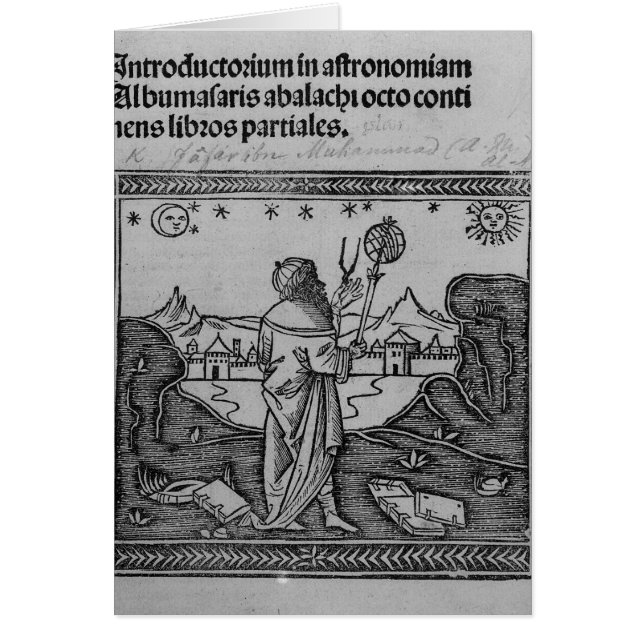 Een astronomiser die begint te grazen (Voorkant)