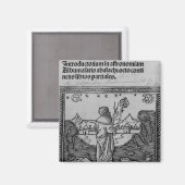 Een astronomiser die begint te zingen magneet (Voorkant / Achterkant)