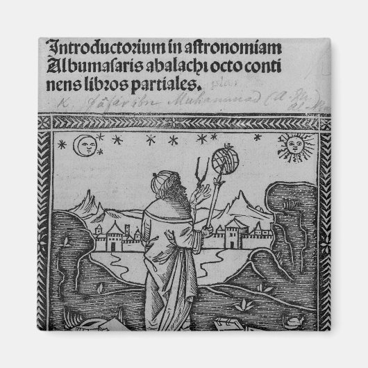Een astronomiser die begint te zingen magneet (Voorkant)