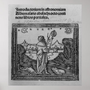 Een astronomiser die begint te zingen poster