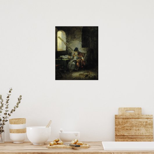 Een astronoom poster (Keuken)