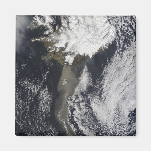 Een aswolk magneet (Voorkant)