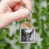 Een aswolk sleutelhanger (Hand)