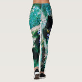 Een aura van smaragden leggings (Achterkant)