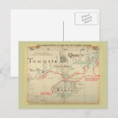 Een Authentic 1690 Pirate Map (met versieringen) Briefkaart (Voorkant / Achterkant)