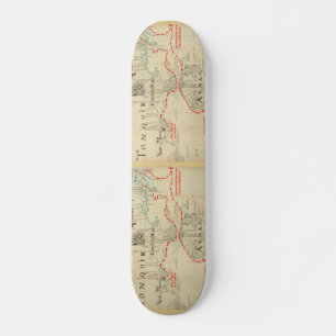 Een Authentic 1690 Pirate Map (met versieringen) Persoonlijk Skateboard