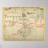 Een Authentic 1690 Pirate Map (met versieringen) Poster (Voorkant)