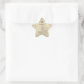 Een Authentic 1690 Pirate Map Ster Sticker (Tas)