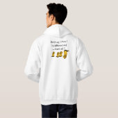 Een autisme leeuw hoodie (Achterkant volledig)