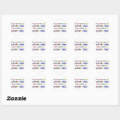 Eén autistisch kind ronde sticker (Vel)