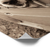 Een auto-raam uitsteken poster (Hoek)