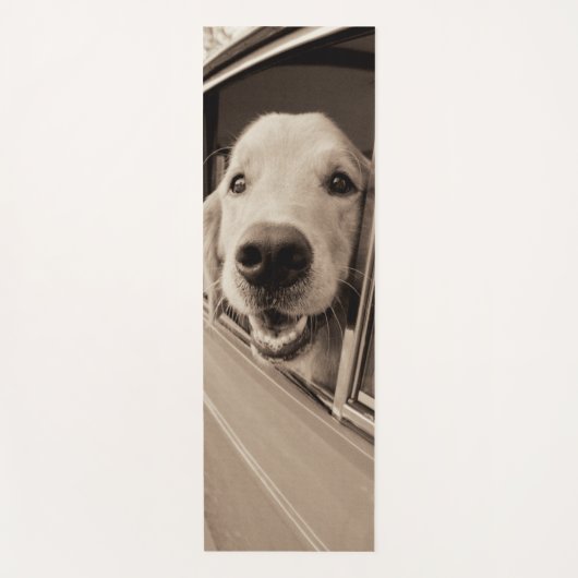 Een auto-raam uitsteken yogamat (Voorkant)