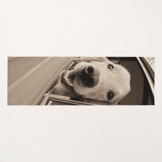 Een auto-raam uitsteken yogamat (Voorkant (horizontaal))