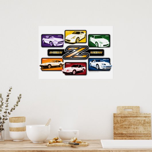 Een auto voor altijd! poster (Keuken)