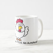 Een Autoharp-mok plaatsen Koffiemok (Voorkant rechts)