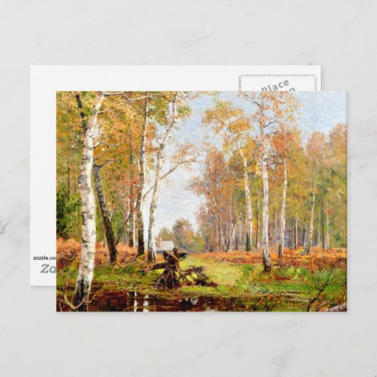 Een Autumn Landschap uit Aland Briefkaart (Voorkant / Achterkant)