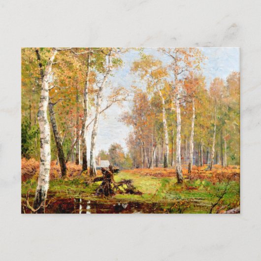 Een Autumn Landschap uit Aland Briefkaart (Voorkant)