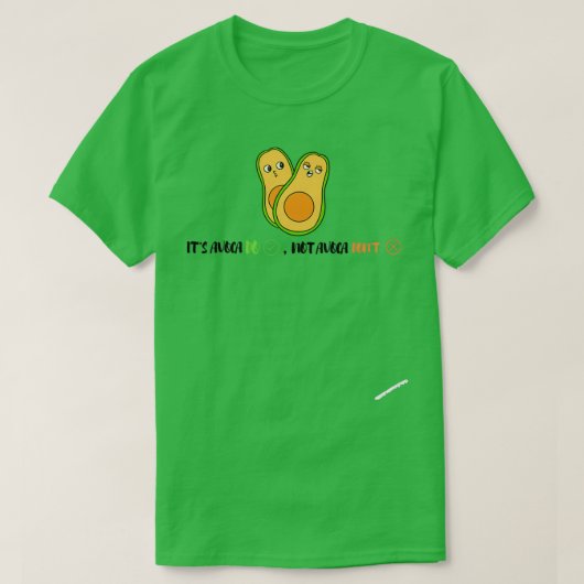 Een Avocado 5 T-shirt (Design voorkant)