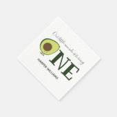 Een Avocado Baby First Birthday Servet (Hoek)