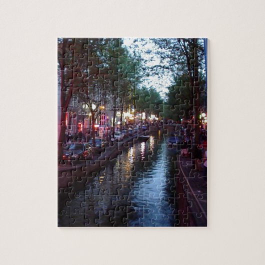 Een avond in Amsterdam Legpuzzel (Verticaal)