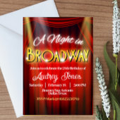 Een avond in Broadway Kaart