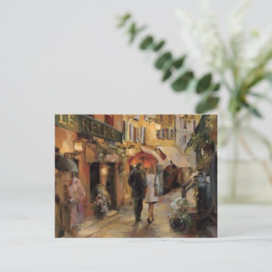 Een avond in Parijs Briefkaart (Staand voorkant)