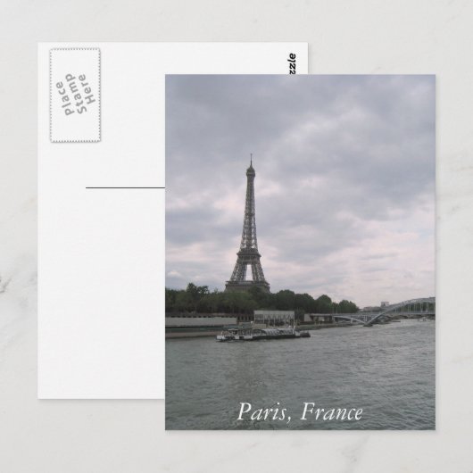 Een avond in Parijs Briefkaart (Voorkant / Achterkant)