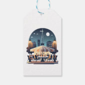 Een avond in Parijs Cadeaulabel (Achterkant)