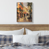Een avond in Parijs Canvas Afdruk (Insitu (Slaapkamer))