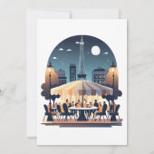 Een avond in Parijs Kaart (Achterkant)