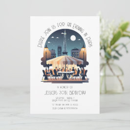 Een avond in Parijs Kaart