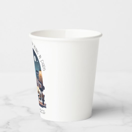 Een avond in Parijs Papieren Bekers (Links)