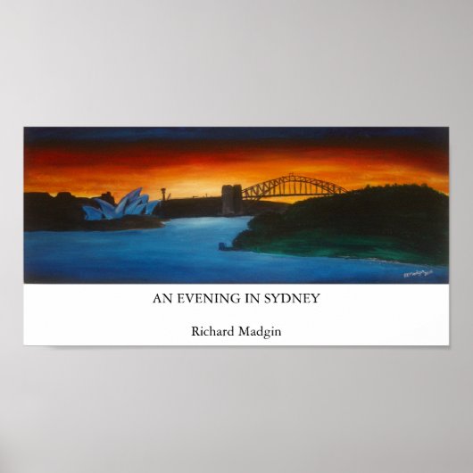Een avond in Sydney Poster (Voorkant)