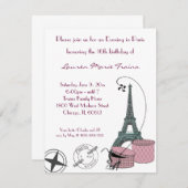 Een avond in uitnodiging van de Partij van Parijs (Voorkant / Achterkant)