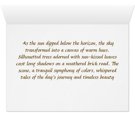 Een avond in Whalehead (Binenzijde Horizontaal (Onderkant))