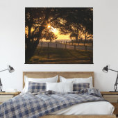 Een avond in Whalehead Canvas Afdruk (Insitu (Slaapkamer))
