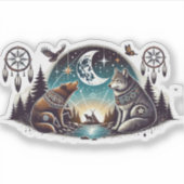 Een avond met vrienden. sticker (Voorkant)