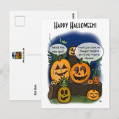 Een avond om Halloween Briefkaart te herdenken (Voorkant / Achterkant)